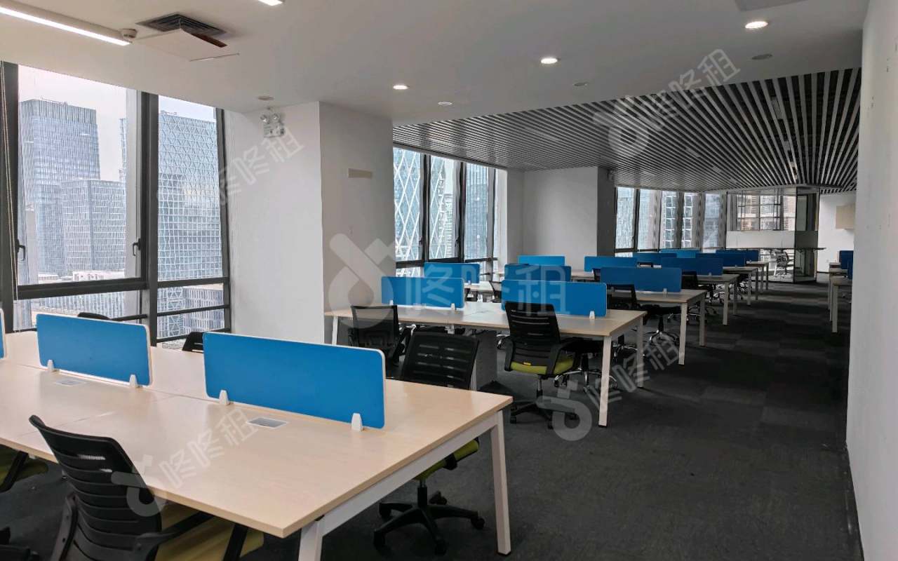 怡化金融科技大厦_780平_精装_办公室开间