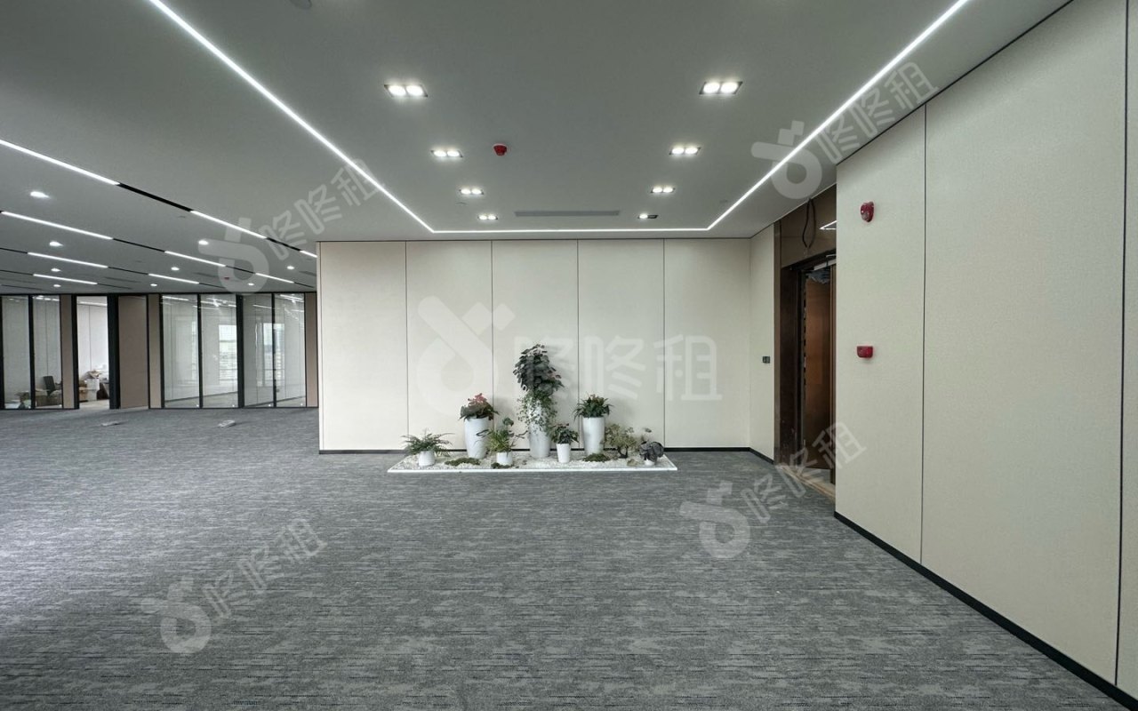 智慧广场_718平_精装_办公室隔间