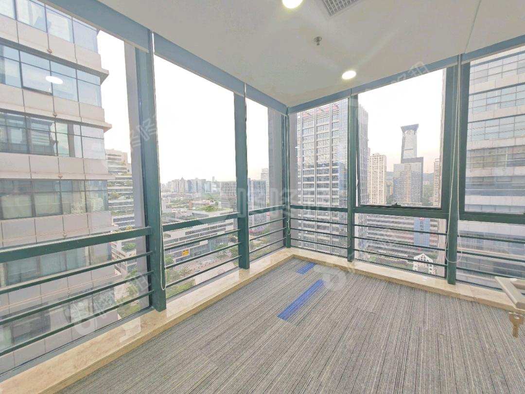 盛唐大厦_398平_精装_办公室隔间