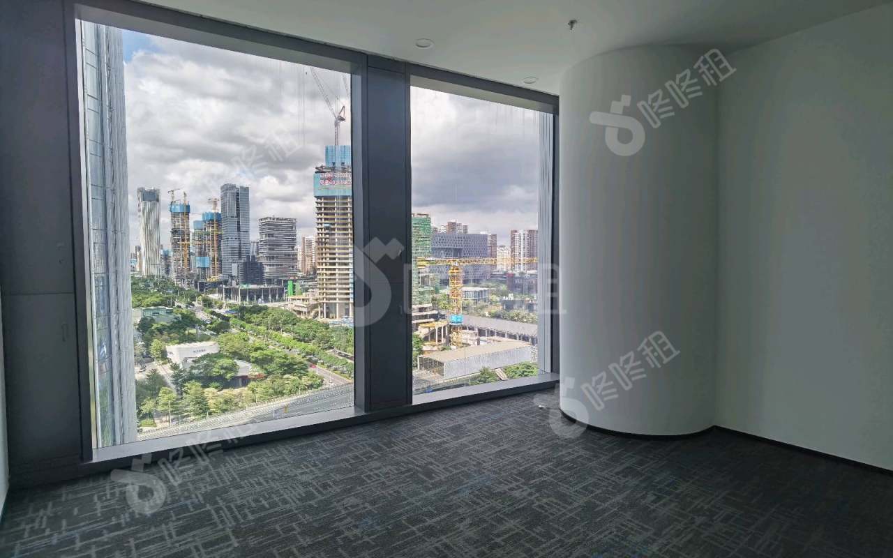 HFCC华海金融创新中心_206平_精装_办公室隔间