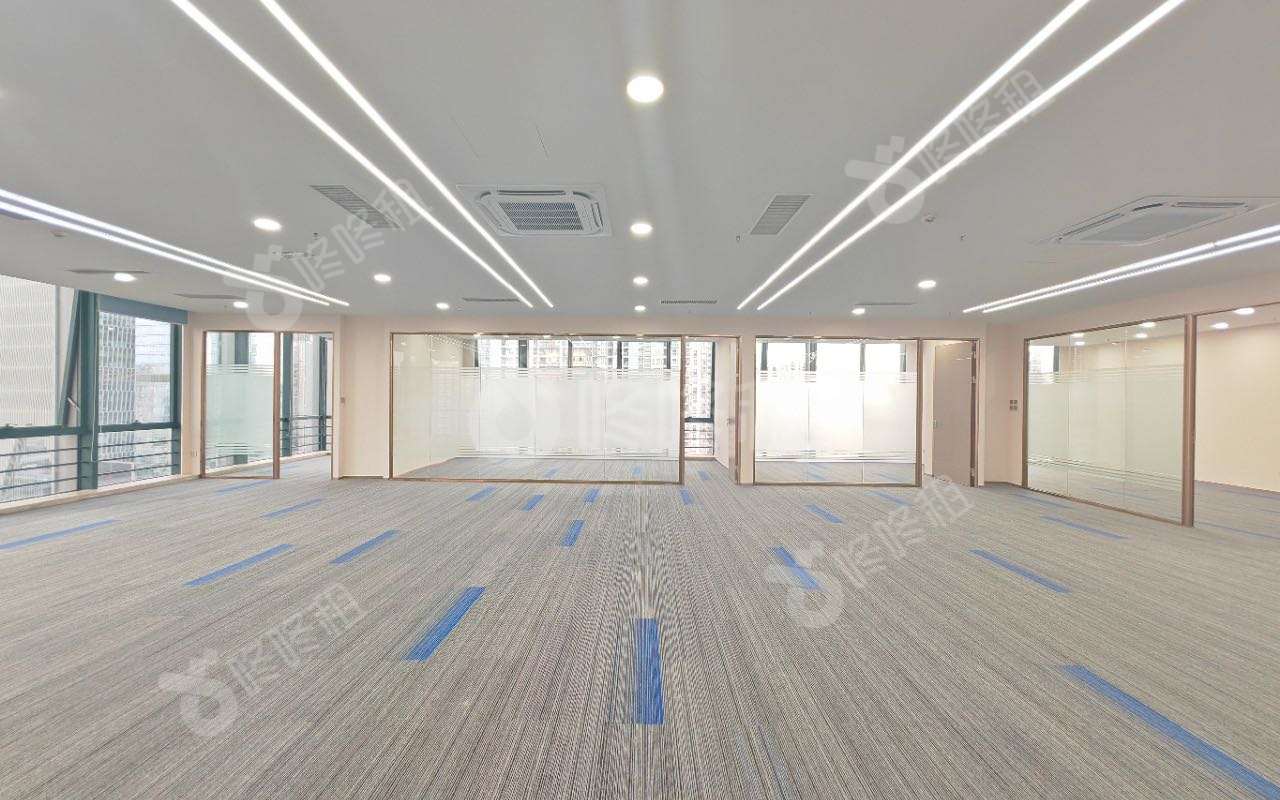 盛唐大厦_528平_精装_办公室开间