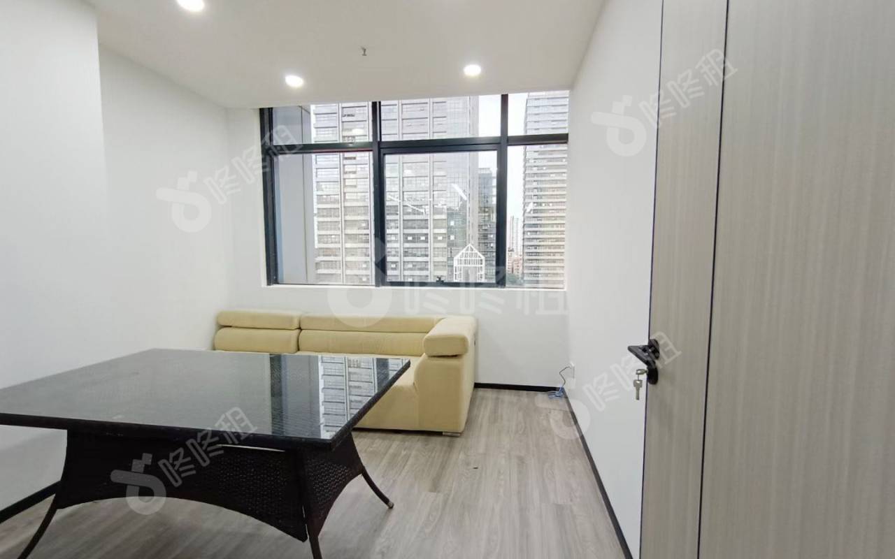 红松大厦_485平_精装_办公室隔间