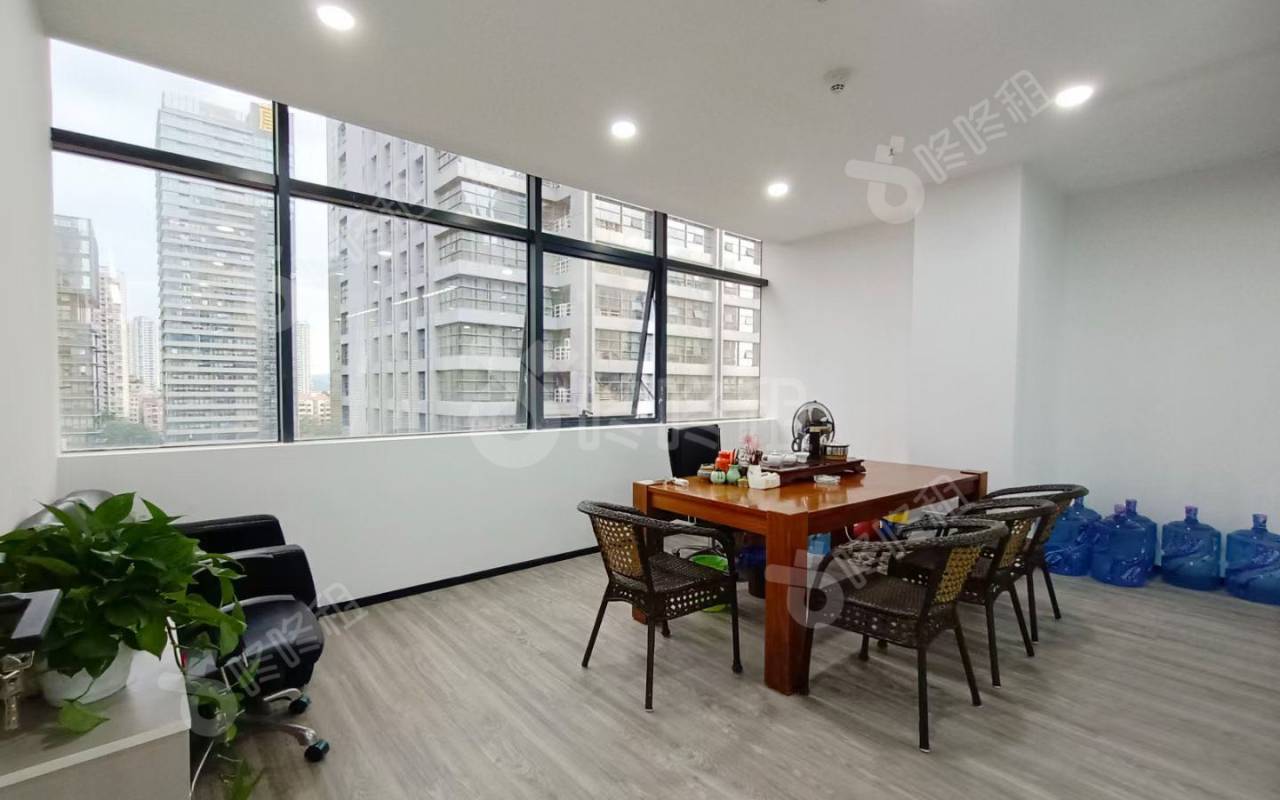 红松大厦_485平_精装_办公室隔间