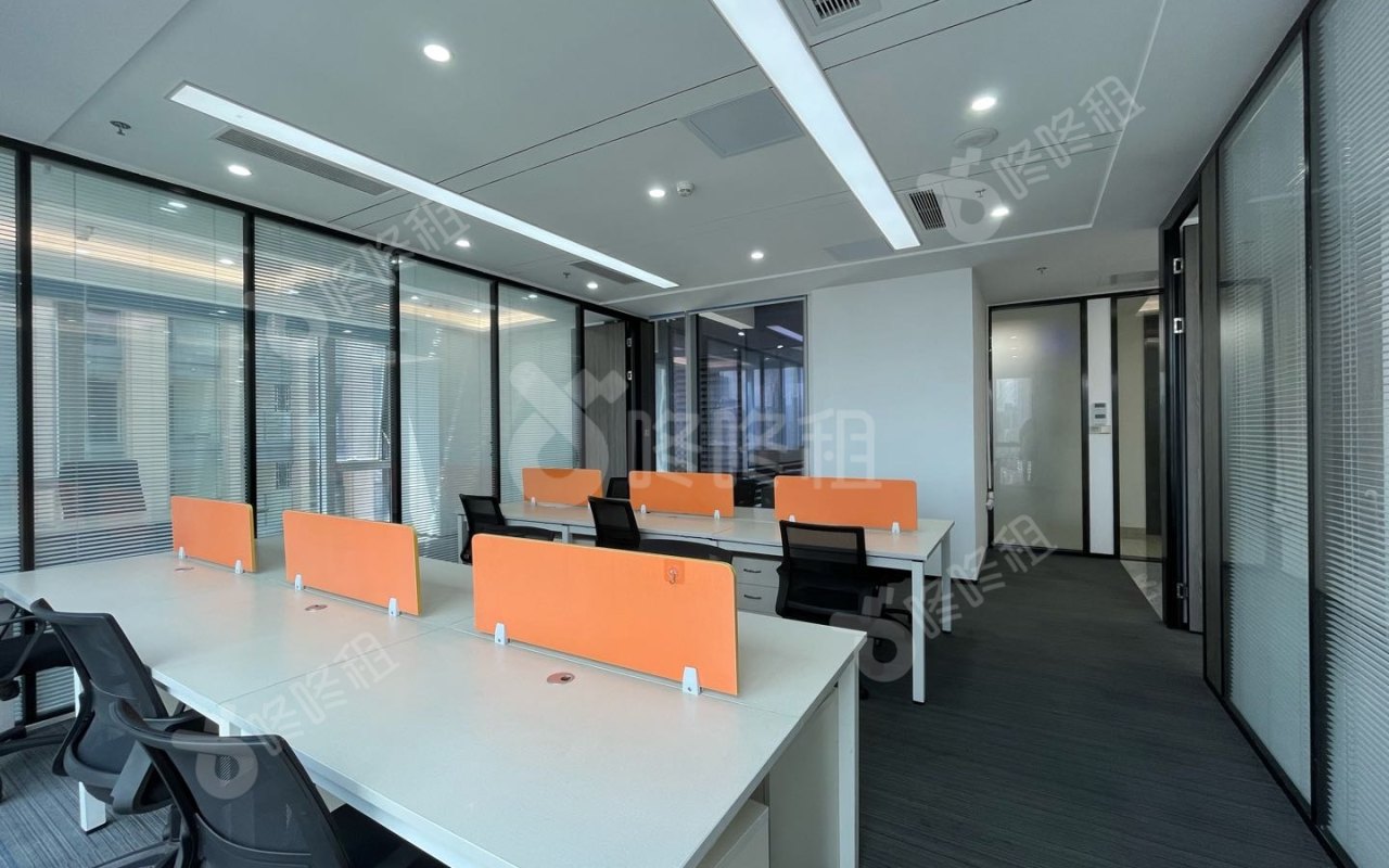 大新时代大厦_186平_豪装_办公室开间