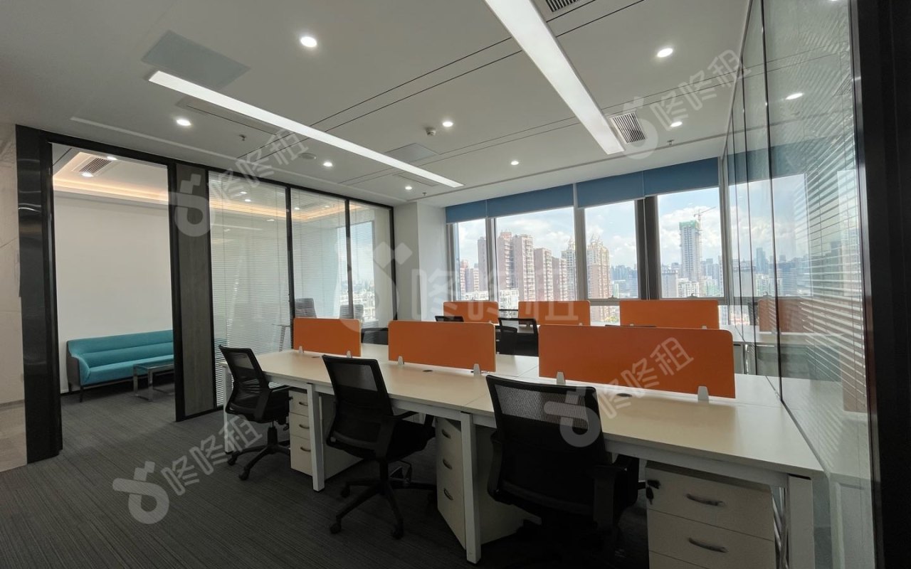 大新时代大厦_186平_豪装_办公室开间