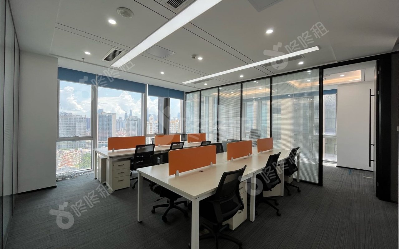 大新时代大厦_186平_豪装_办公室开间