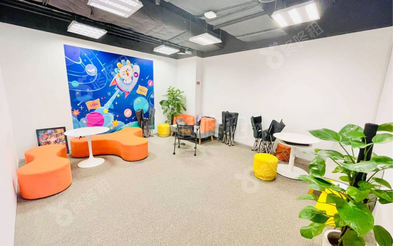 阿里云大厦_1014平_豪装_办公室隔间