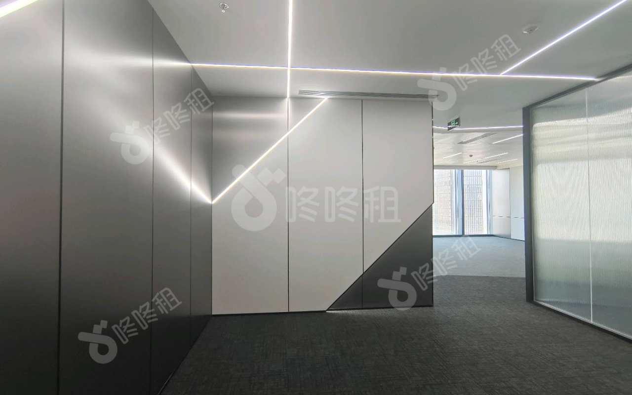 前海鸿荣源中心_457平_定制装修_前台