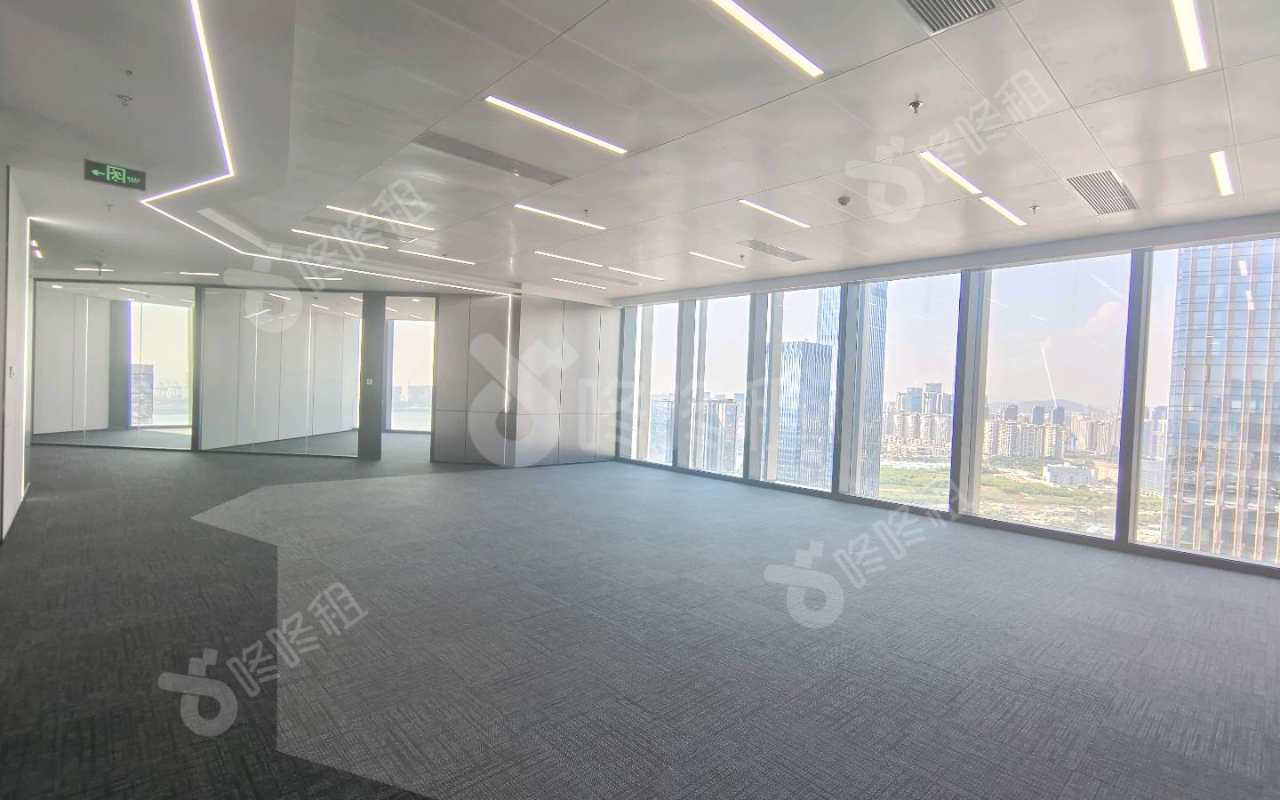 前海鸿荣源中心_457平_定制装修_办公室开间