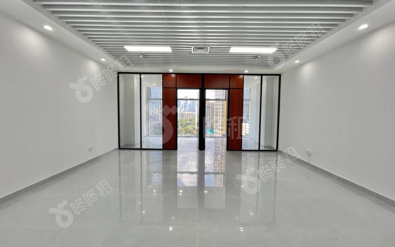 远洋滨海大厦_107平_精装_办公室开间