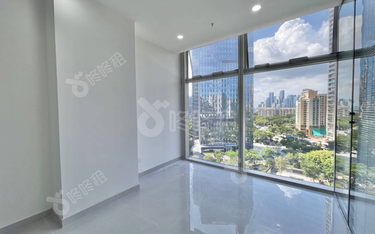 远洋滨海大厦_107平_精装_办公室隔间