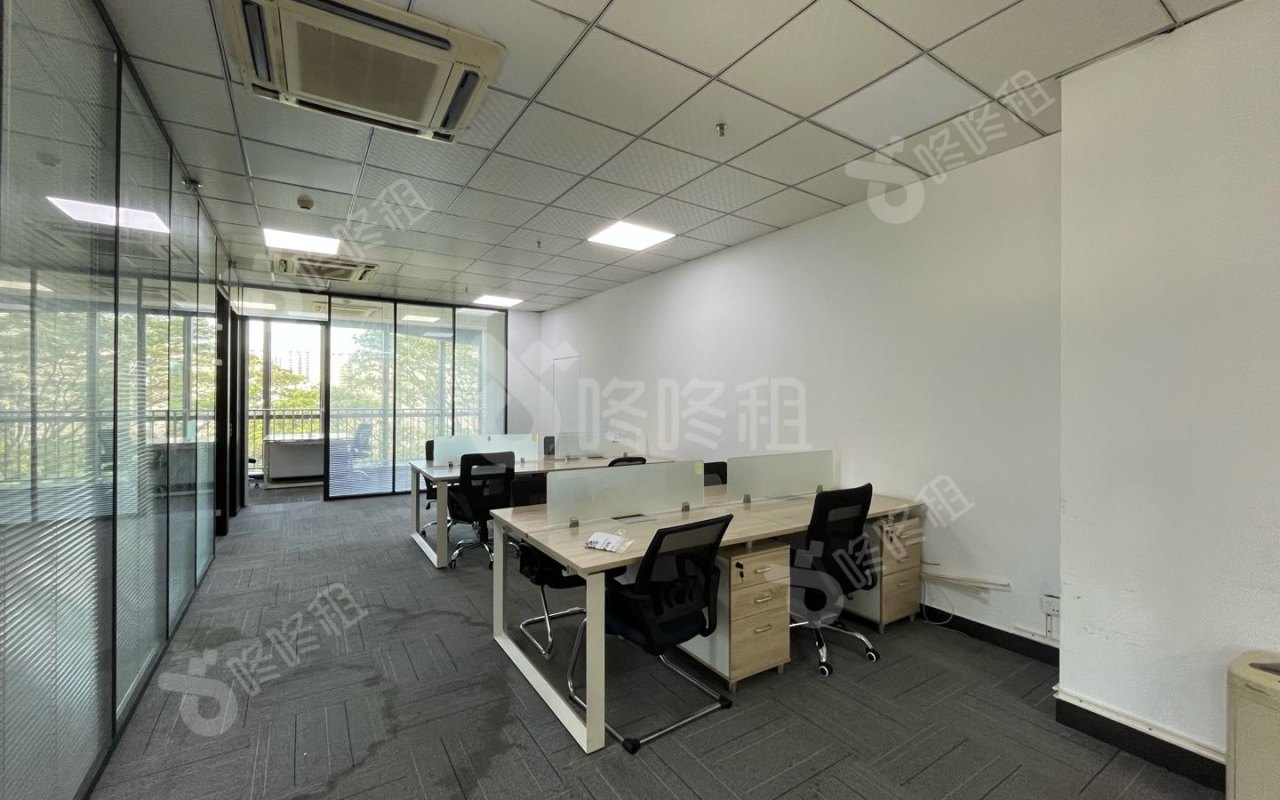 GDC环球数码大厦_198平_精装_办公室开间