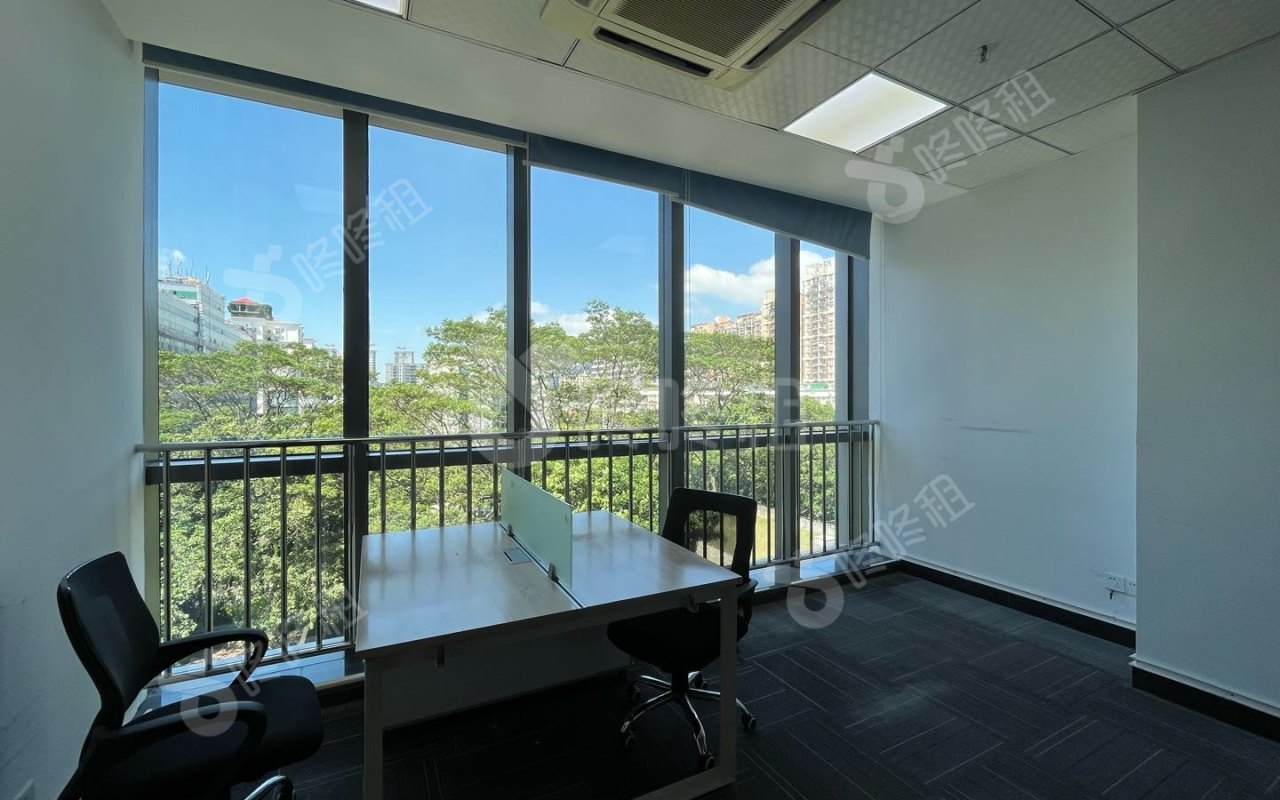 GDC环球数码大厦_198平_精装_办公室隔间