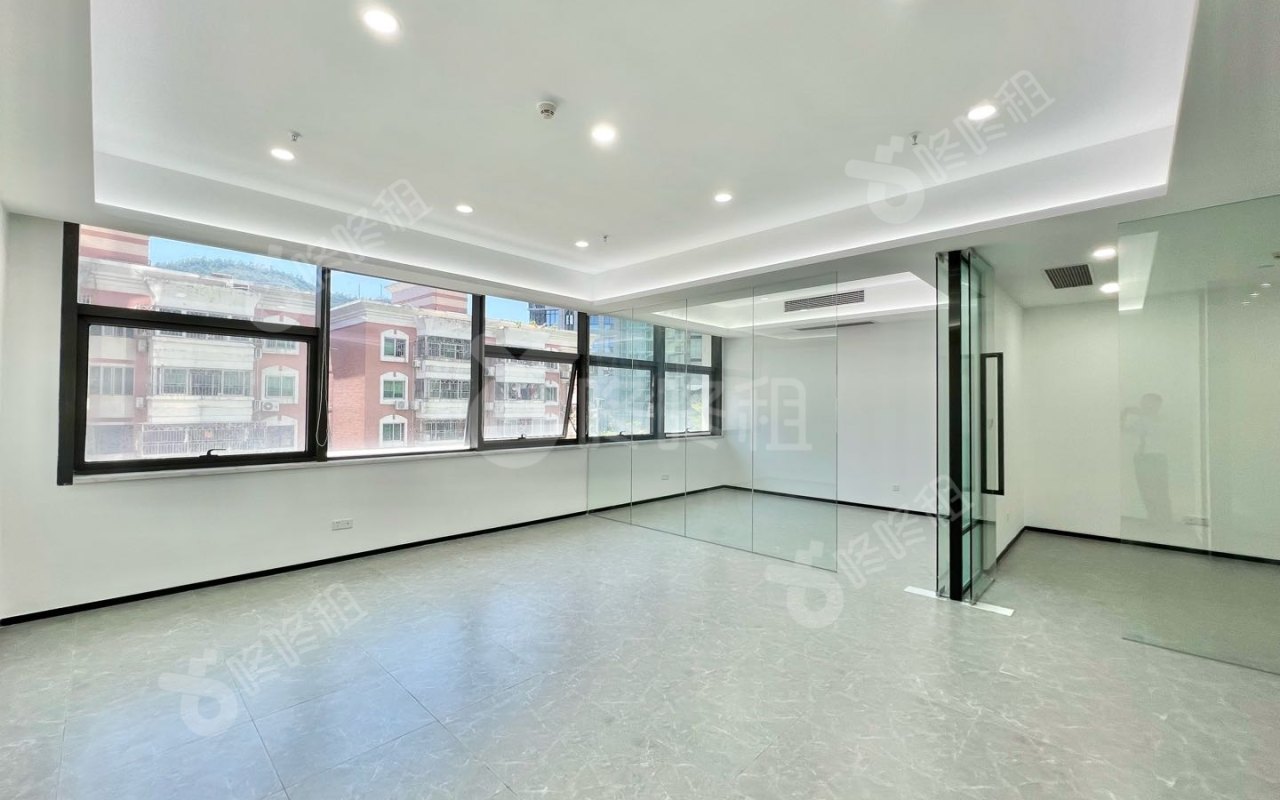 荔源商务大厦（荔园广场）_119平_豪装_办公室开间