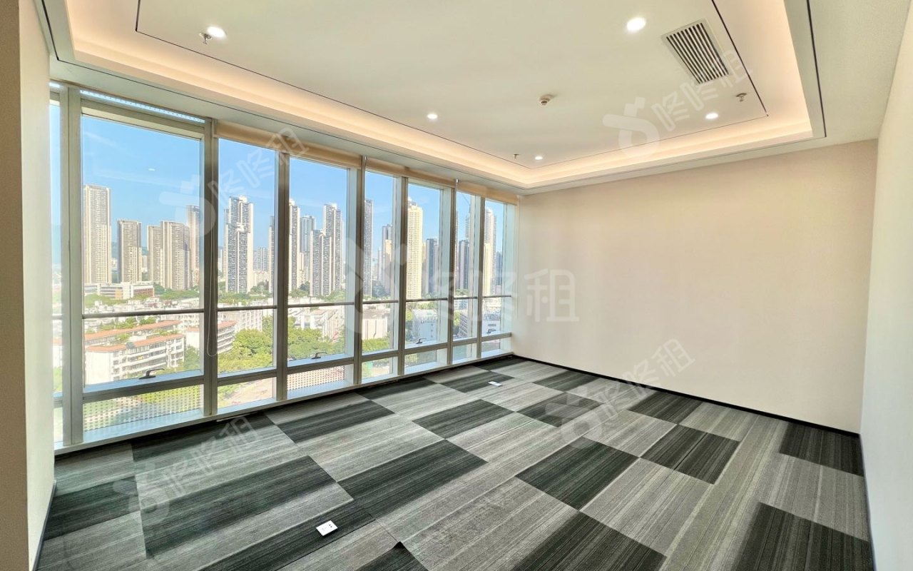 讯美科技广场_228平_精装_办公室隔间