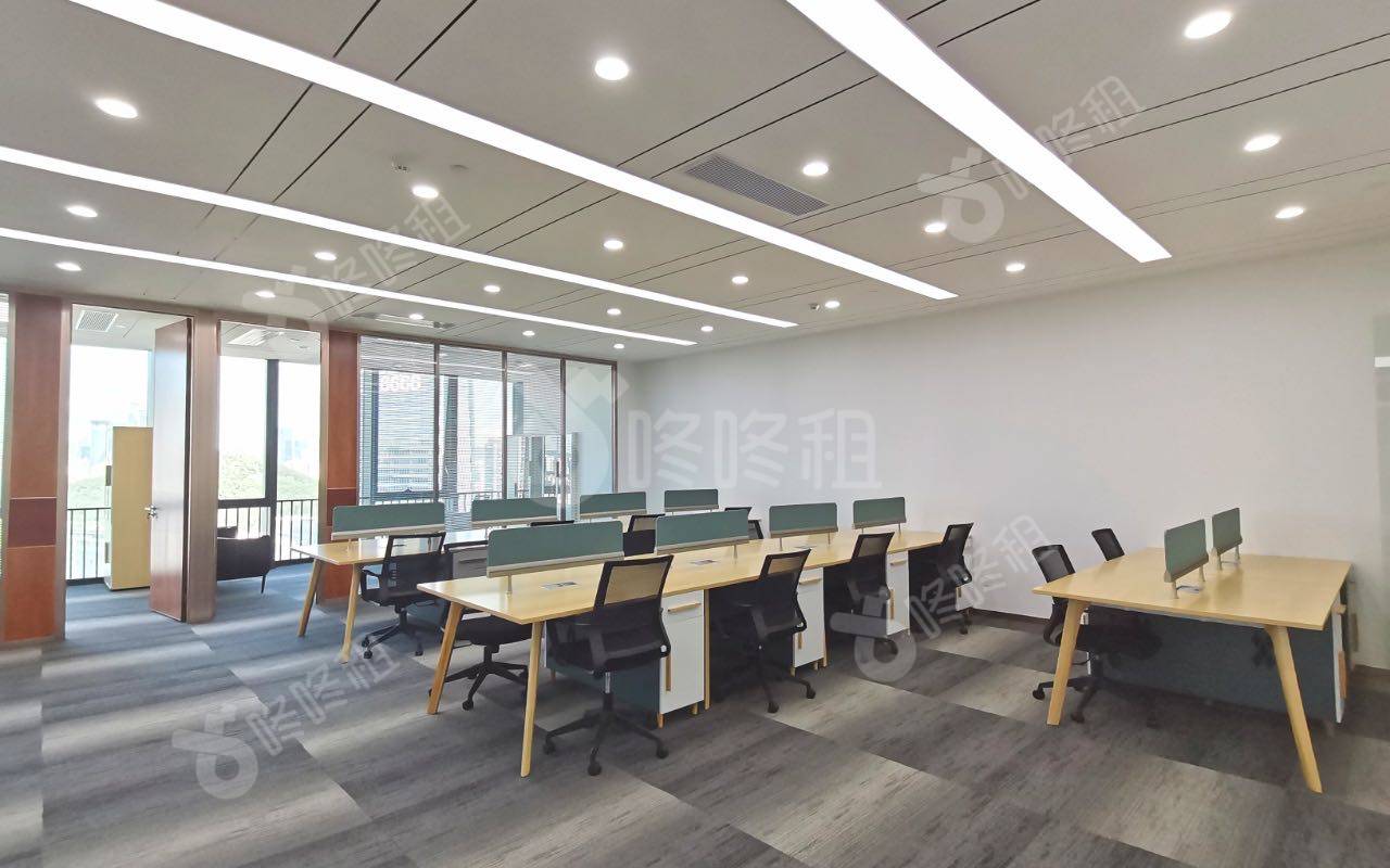 金迪世纪大厦_378平_精装_办公室开间