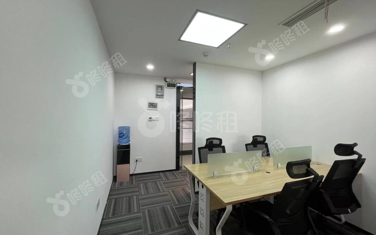 杭钢富春商务大厦_75平_精装_办公室开间