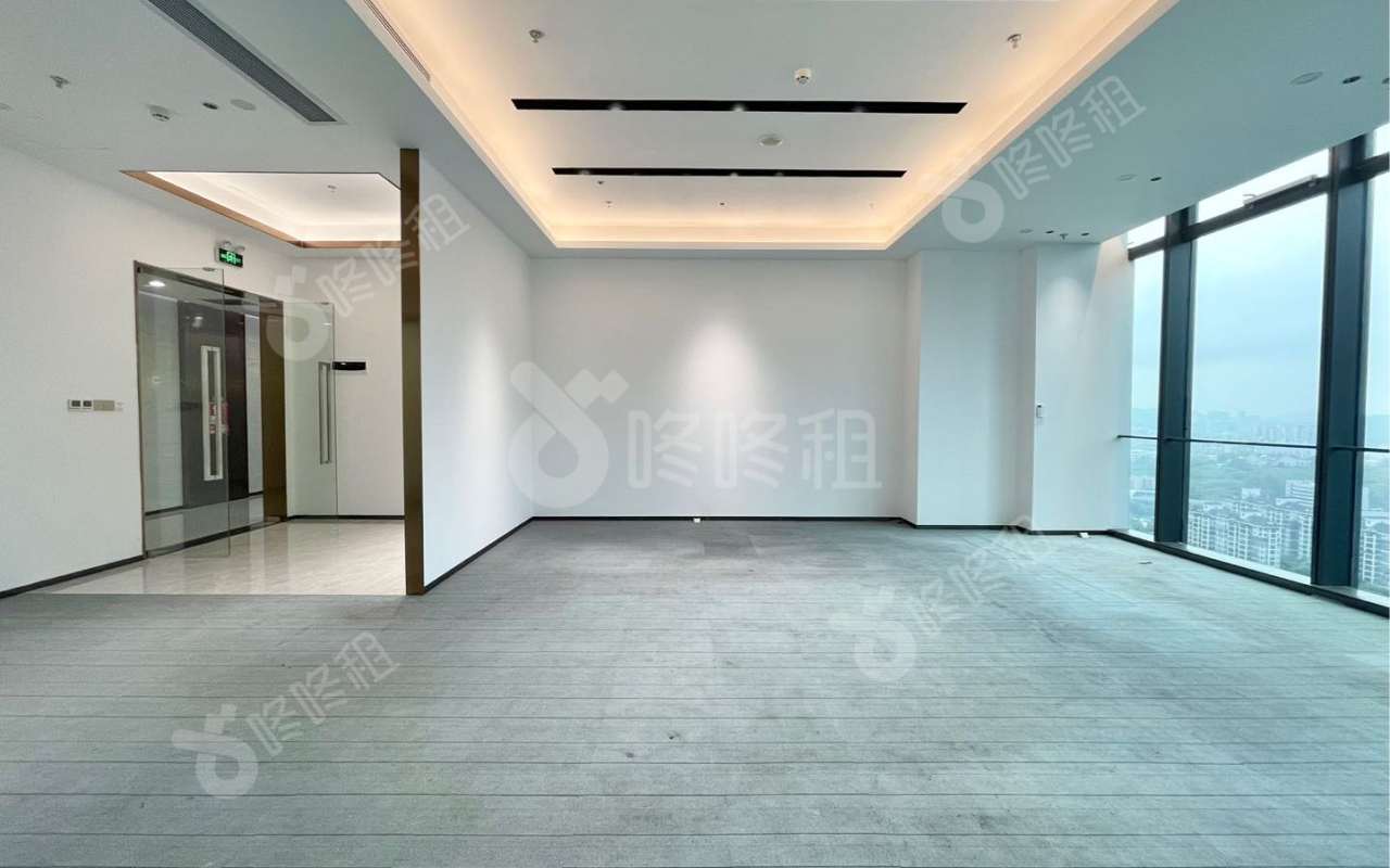 方大城_165平_精装_办公室开间