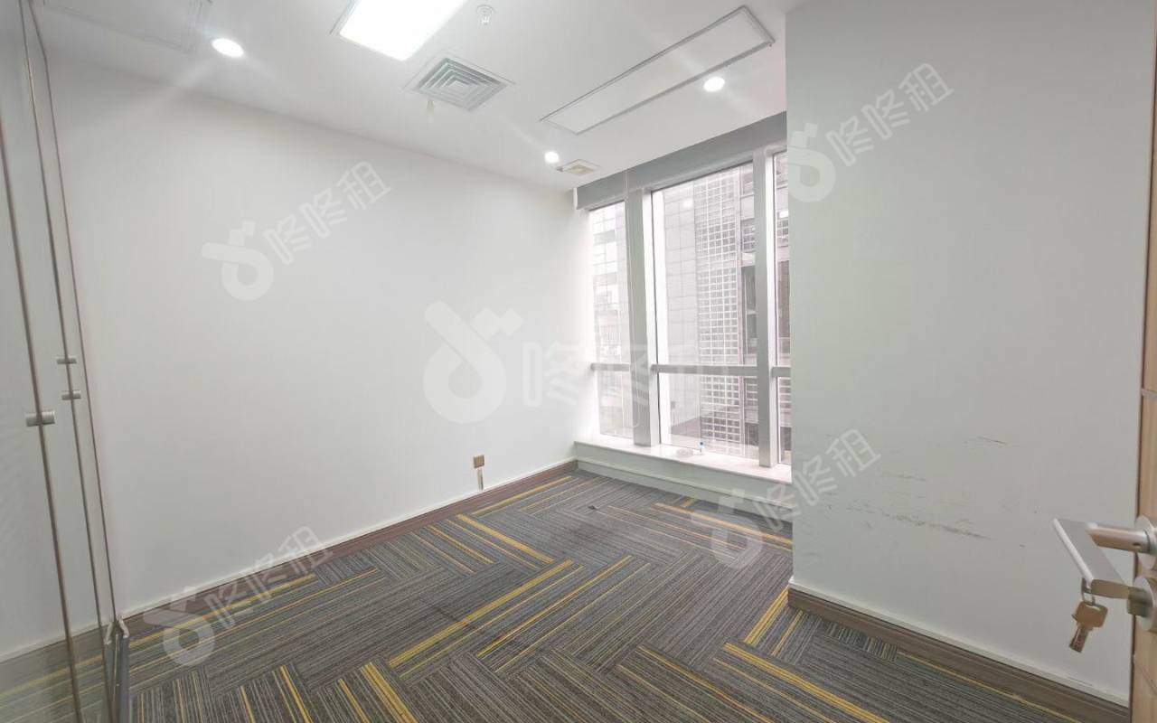 中国有色大厦_458平_精装_办公室隔间