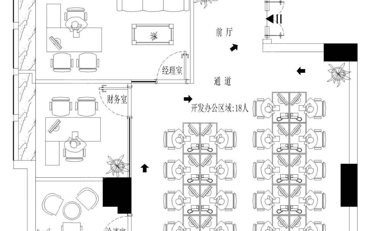 保利中辰广场_168平_精装_户型图