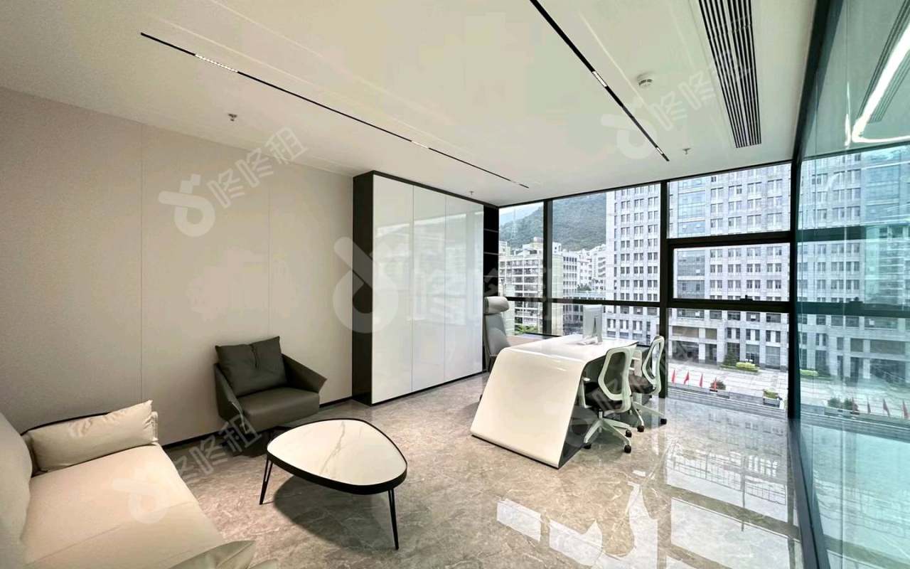 尚层国际大厦_145平_豪装_办公室隔间