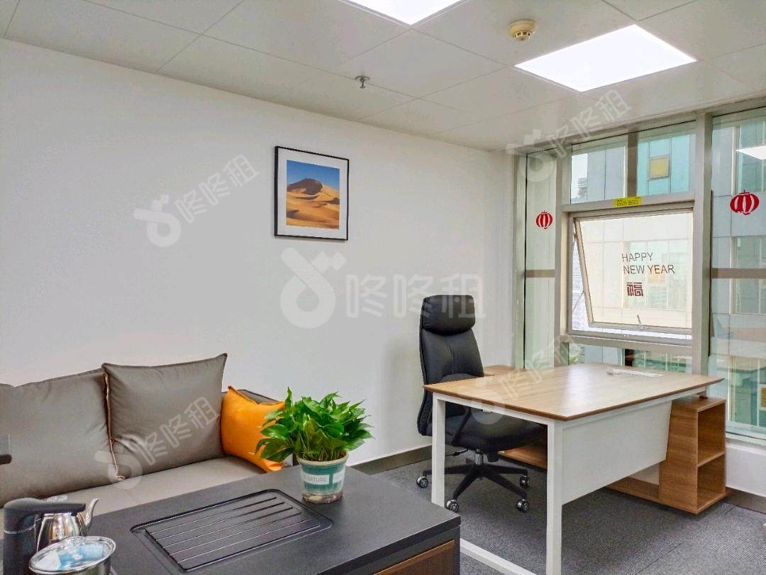 羊城国际贸易中心_135平_精装_办公室隔间