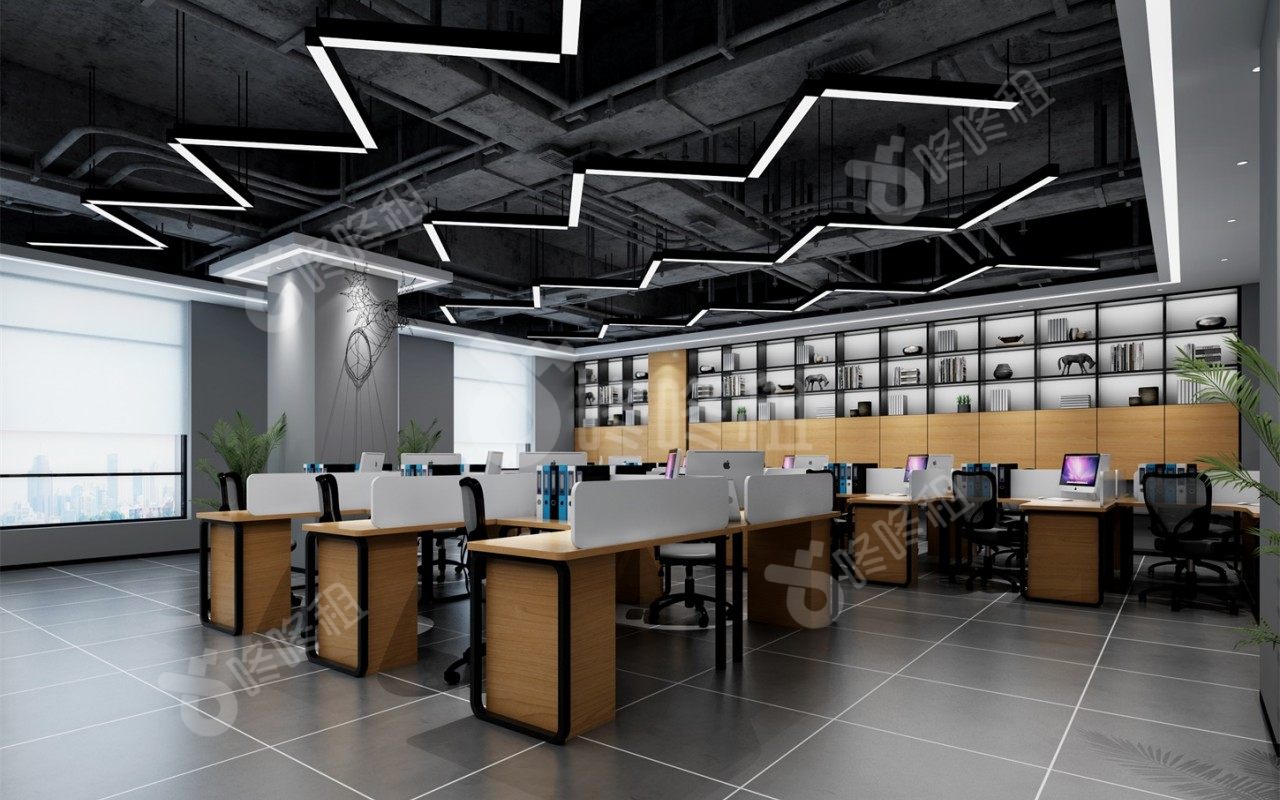 雪花科创城_2000平_精装_办公室开间