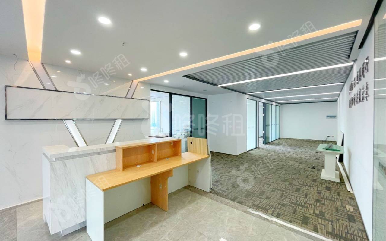 劲嘉科技大厦_1030平_精装_办公室开间