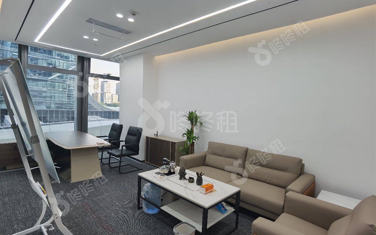 卓越前海壹号_462平_豪装_办公室隔间