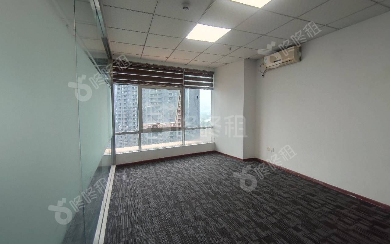 天安数码时代大厦_288平_精装_办公室隔间