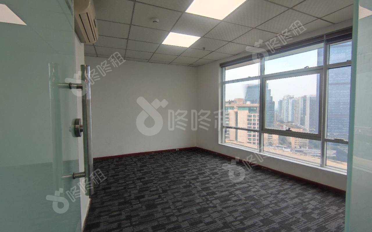 天安数码时代大厦_288平_精装_办公室隔间