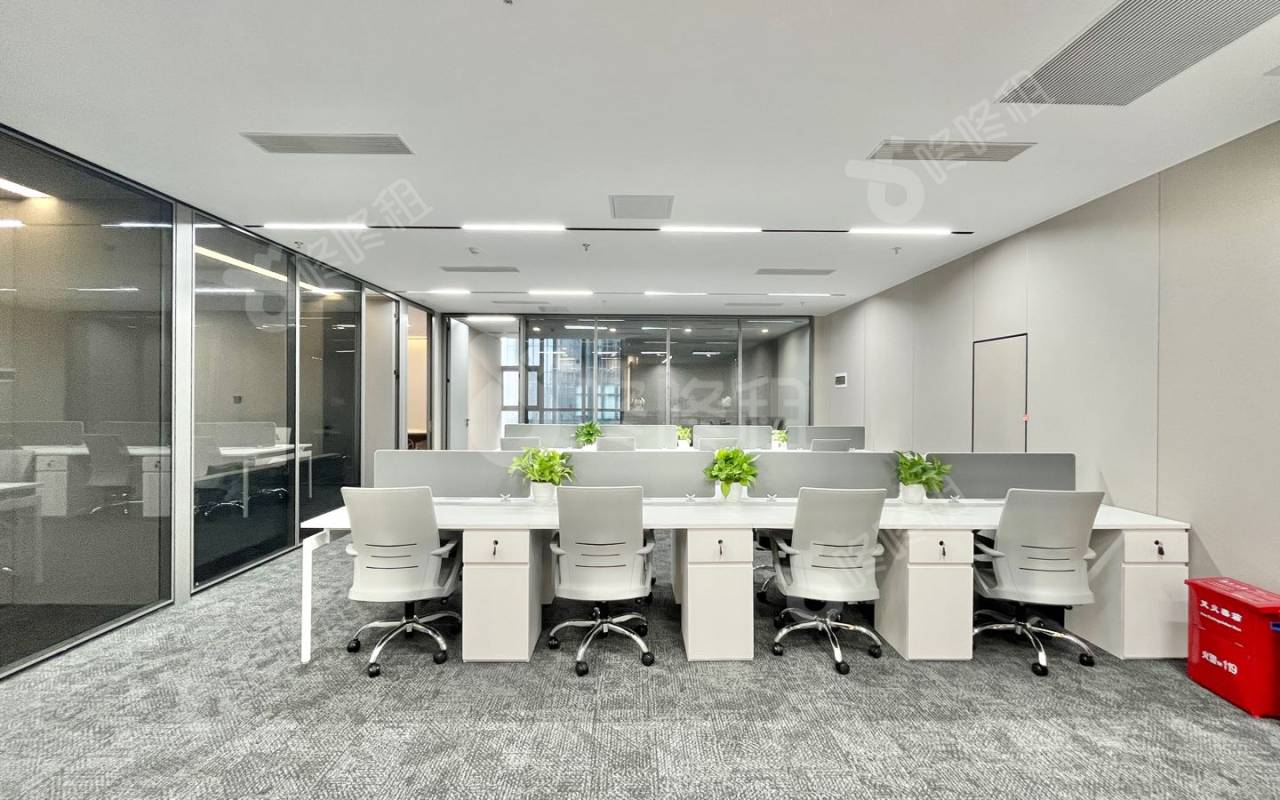 彩讯科技大厦_325平_精装_办公室开间