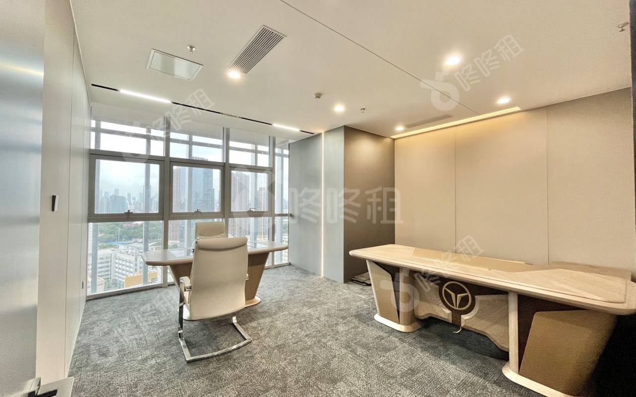 彩讯科技大厦_325平_精装_办公室隔间