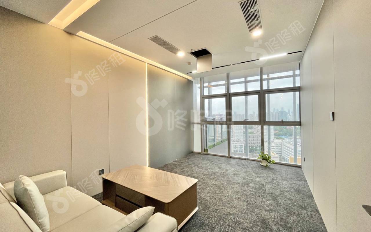 彩讯科技大厦_325平_精装_办公室隔间