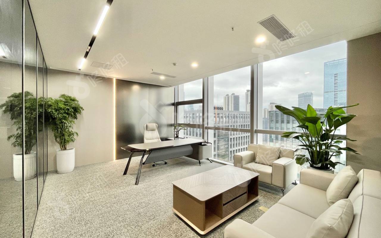 彩讯科技大厦_1268平_精装_办公室隔间