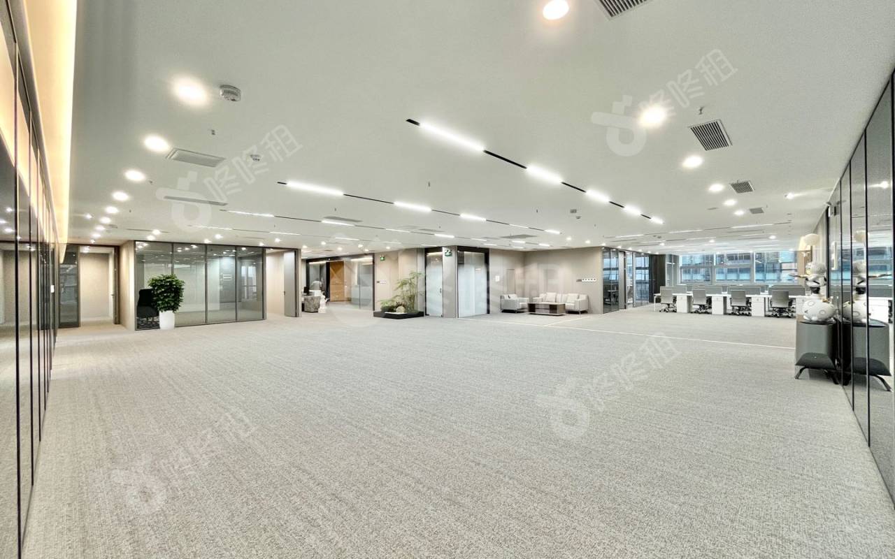 彩讯科技大厦_1268平_精装_办公室开间