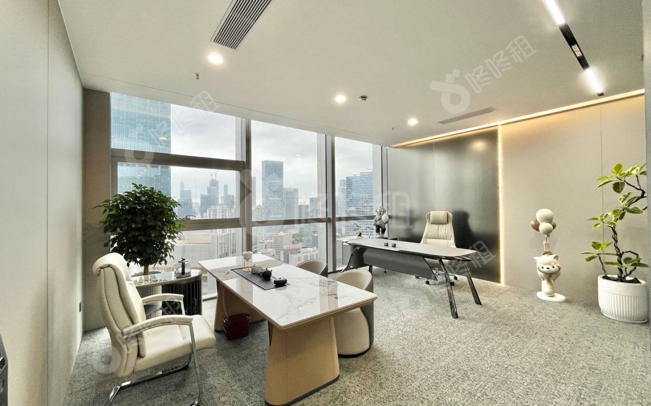 彩讯科技大厦_1268平_精装_办公室隔间