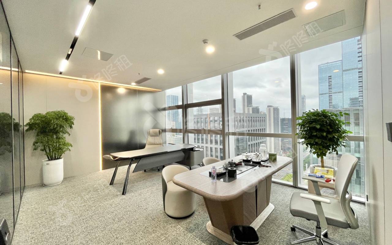 彩讯科技大厦_1268平_精装_办公室隔间