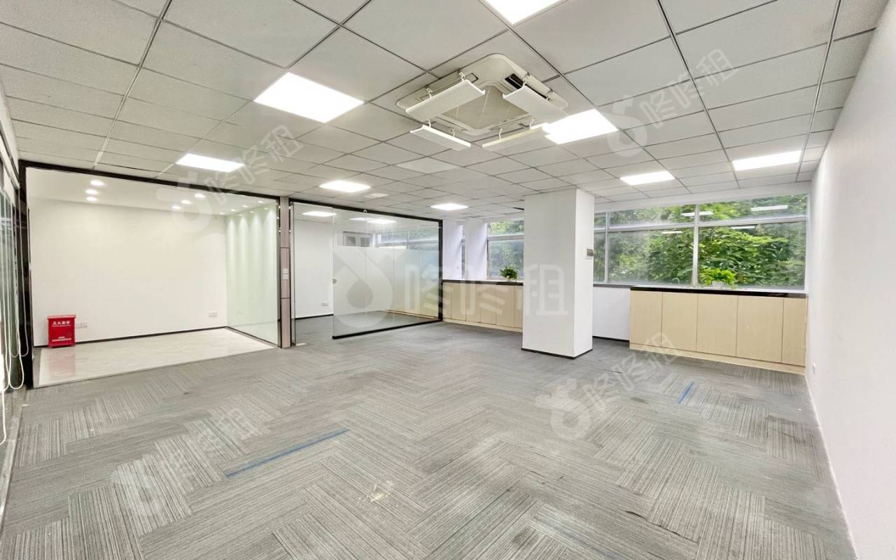 深圳软件园_225平_豪装_办公室开间