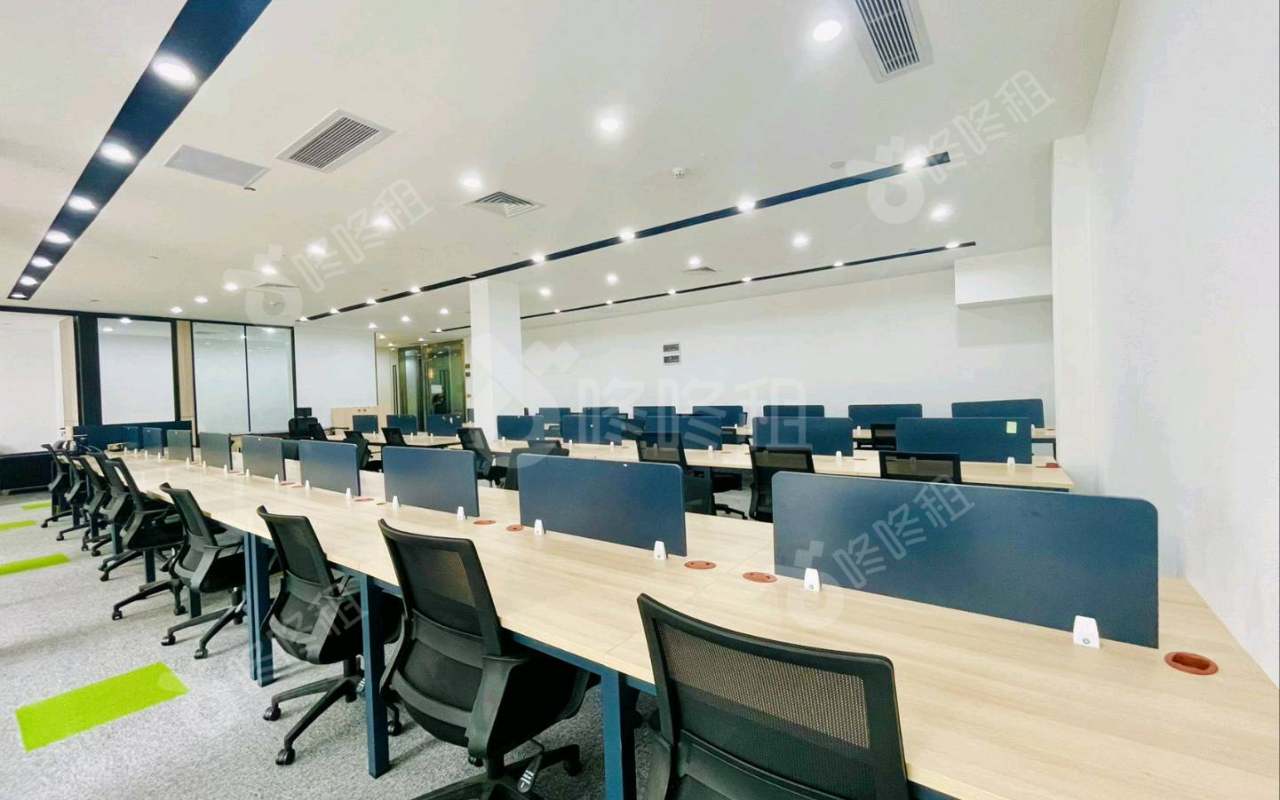 狮子园文化创意园_384平_精装_办公室开间