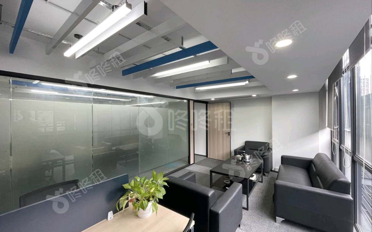 狮子园文化创意园_125平_精装_办公室隔间