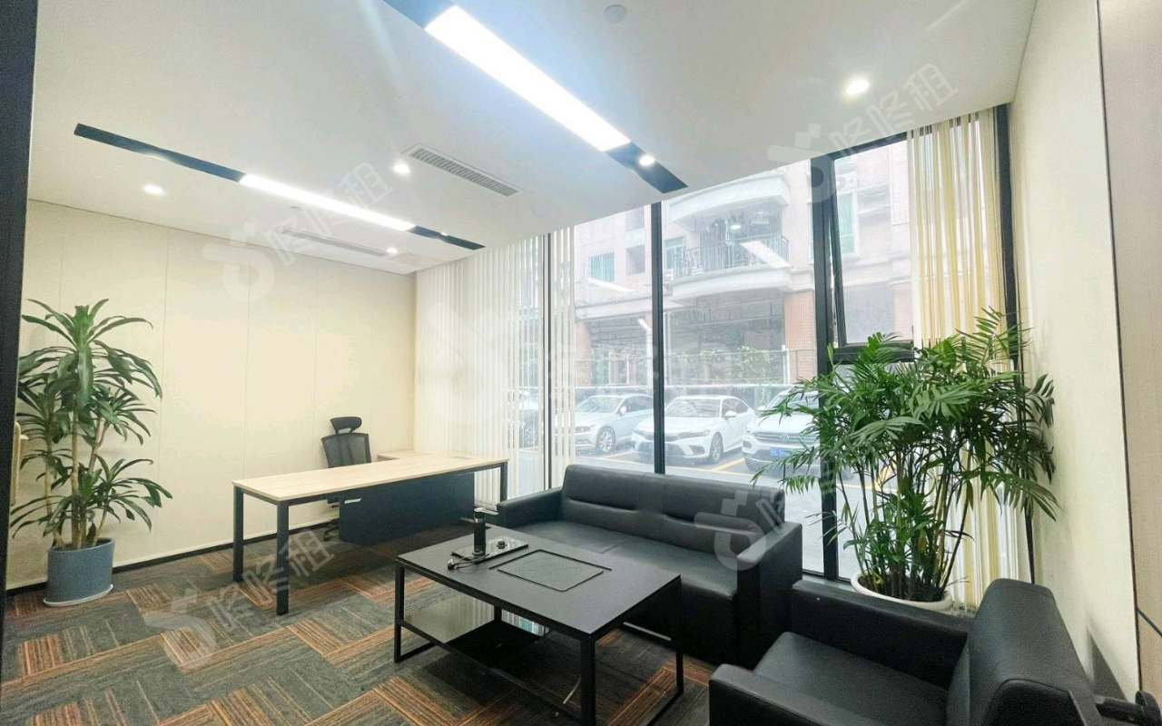 狮子园文化创意园_502平_精装_办公室隔间