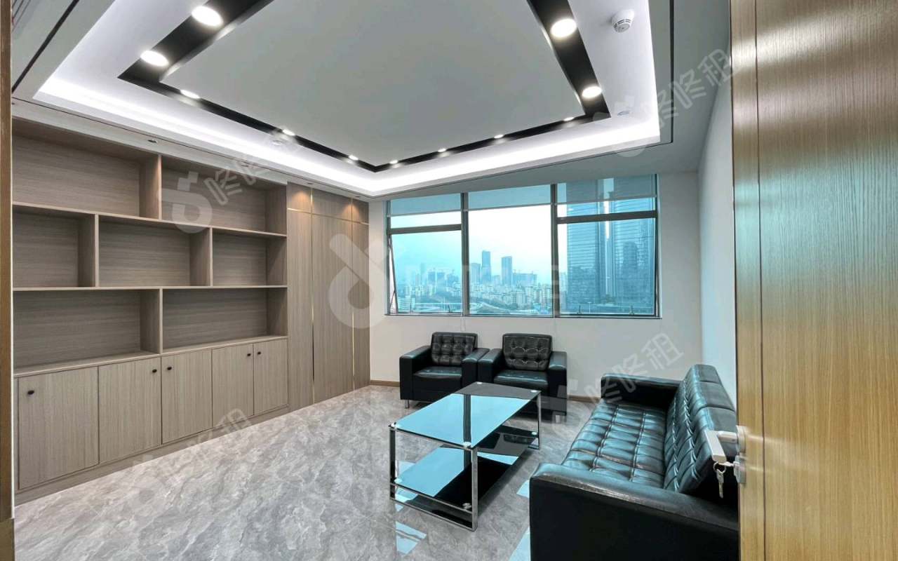 苍松大厦_253平_豪装_办公室隔间