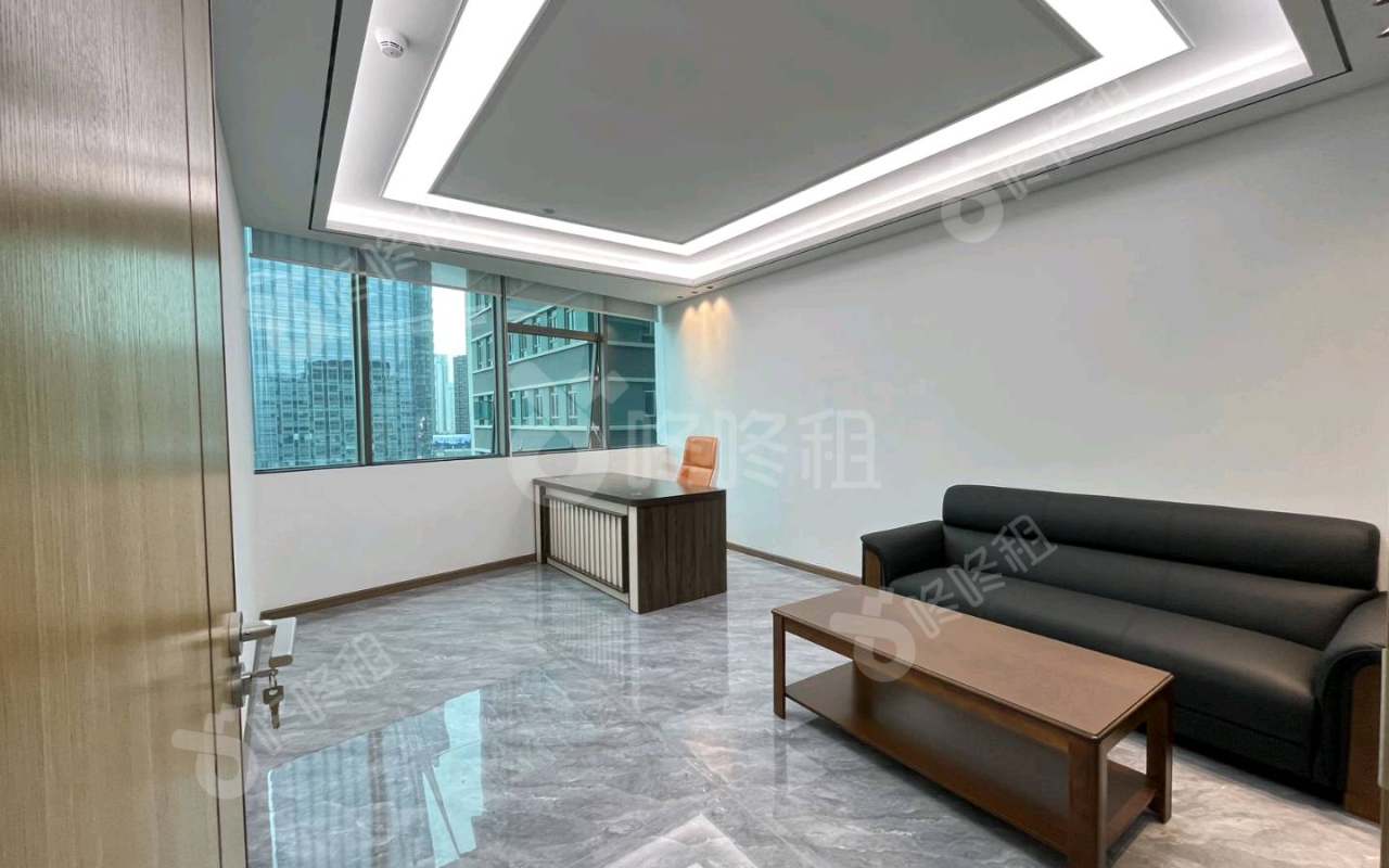 苍松大厦_253平_豪装_办公室隔间