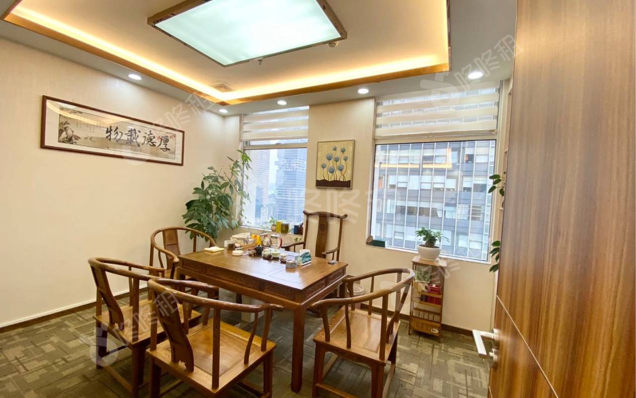 航天大厦_138平_精装_办公室隔间