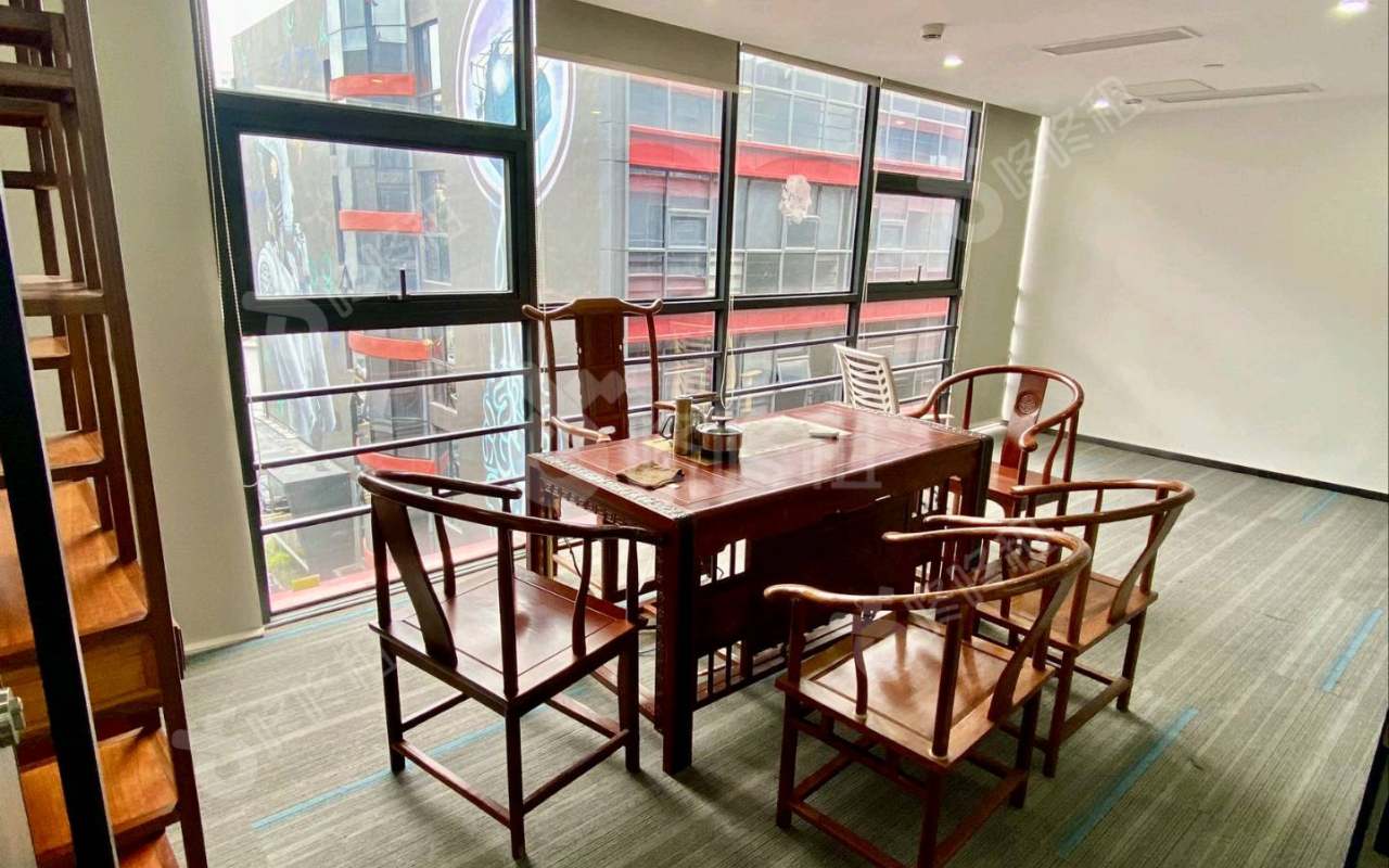 坂田生态科技园_209平_精装_办公室隔间