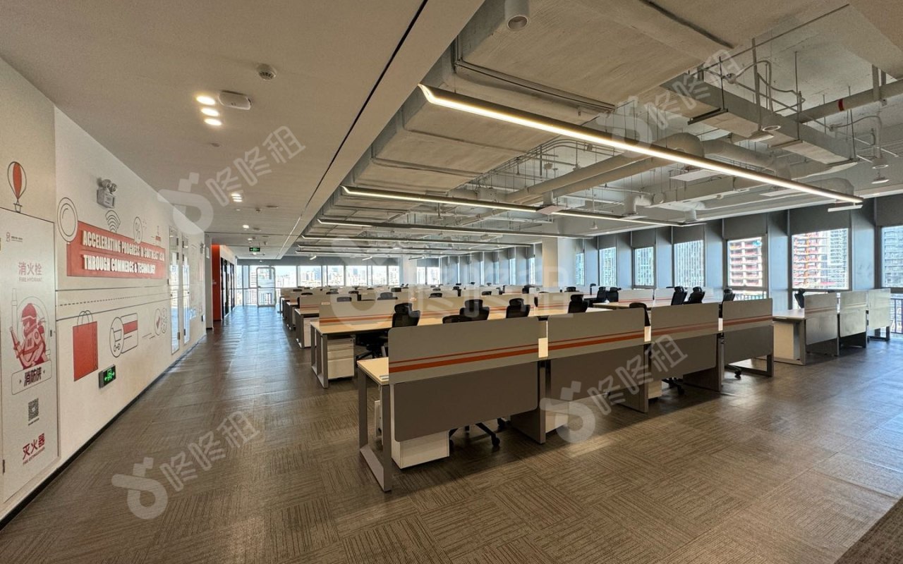 阿里云大厦_2034平_精装_办公室开间