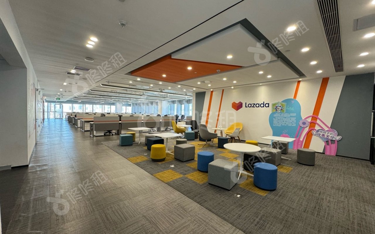 阿里云大厦_2034平_精装_办公室开间