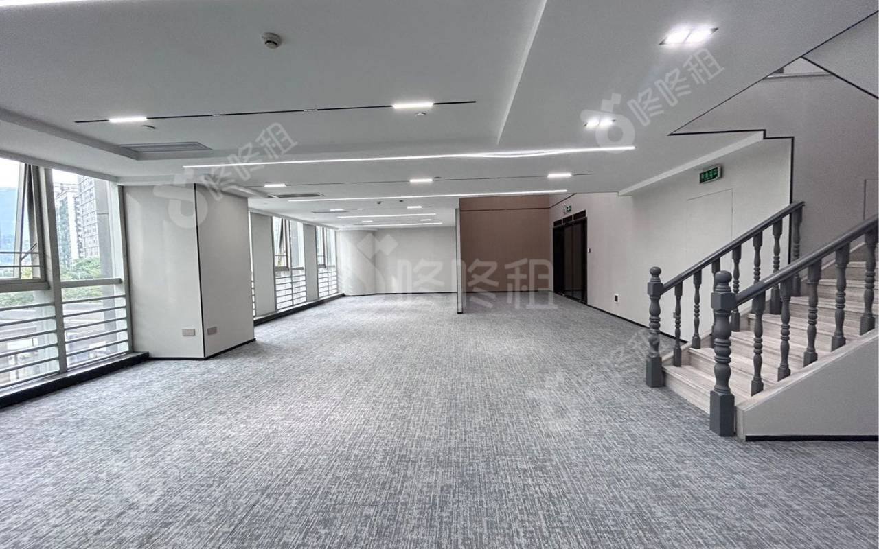 龙光世纪大厦_475平_精装_办公室开间