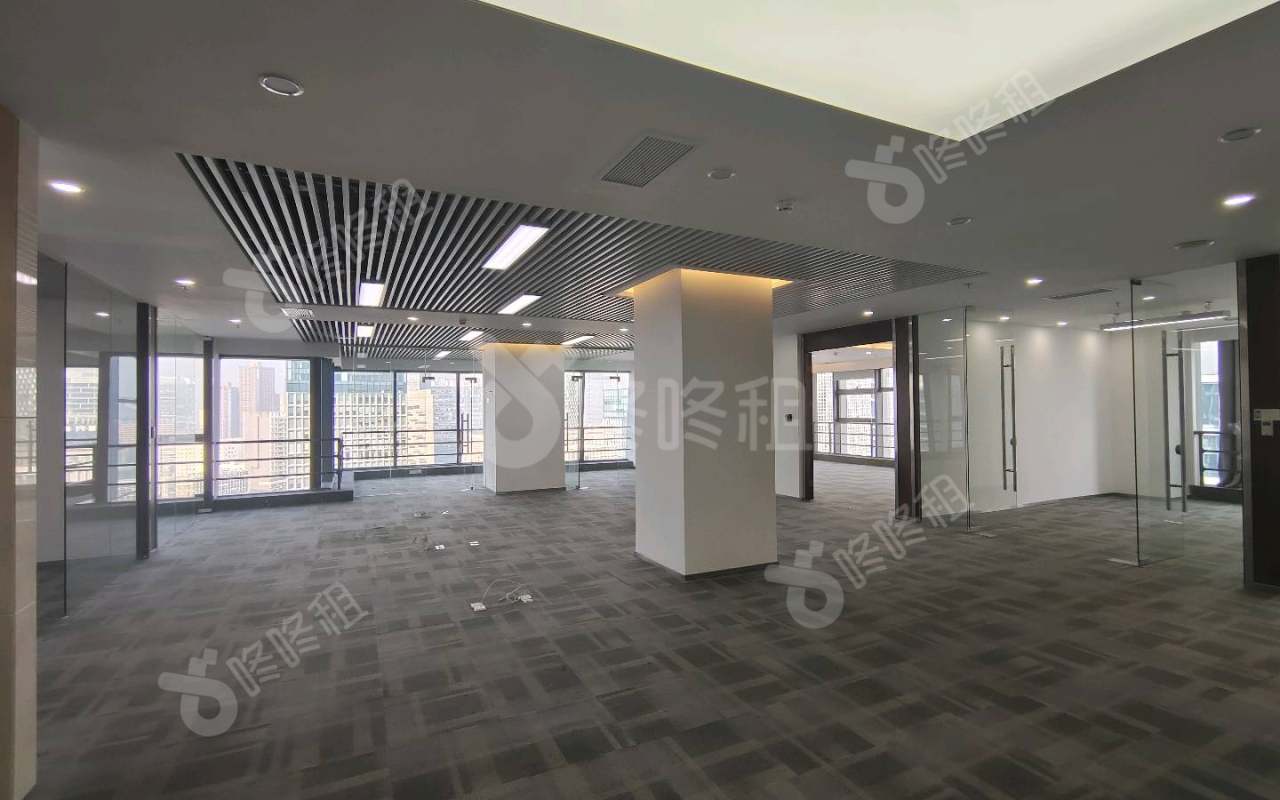 A8音乐大厦_450平_精装_办公室开间